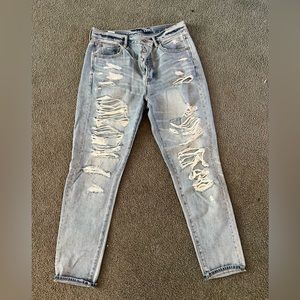 American Eagle Ripped Jeans. Size 10 Tall.